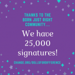 25,000 Signatures To Change The Toy Industry